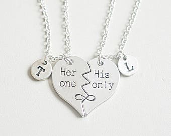 Love necklaces for him and her