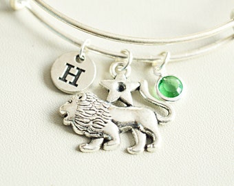 Lejonet armband, Lejonet present, Lejonet smycken, Lejonet födelsedagspresent, Lejonet stjärntecken armband, Lejonet horoskop armband, Lejonet stjärntecken, juli, augusti, astrologi