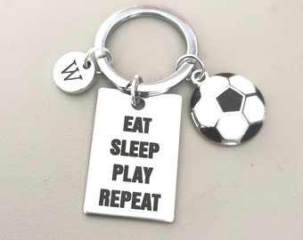 Football Keychain, football player gift , Football coach Gifts, Footy Gift , Soccer Mens gift, Gift for Men, Football Charm, Soccer Player