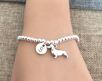 Dachshund Bracelet, Dachshund gifts for her, Dog Bracelet, Dog Jewelry, Dog charm, Dog Gifts for her, Dog charm gift for her, Gift for Women