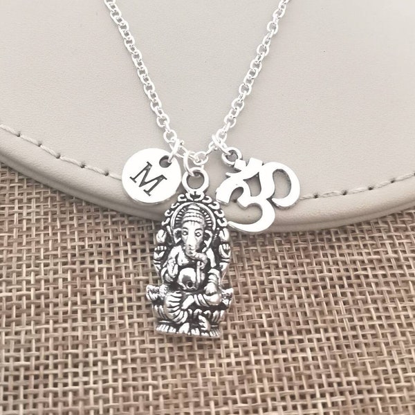 Ganesh, Ganesha, Ganesh Necklace, Ganesha Necklace, Ganesh Jewelry, Ganesh Gifts, Om, Indian, Hindhu God, Yoga. Ohm, hindu jewellery, India