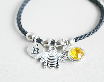 bee positive bracelet
