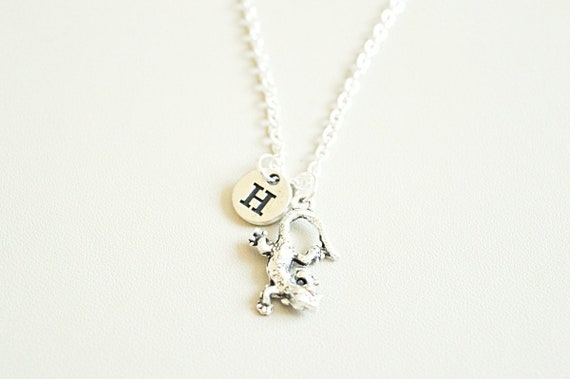 Gecko Necklace, Lizard Necklace, Silver Lizard , Simple Necklace, Lizard Jewelry, Everyday Jewelry, Lizard Pendant, Everyday Necklace gift
