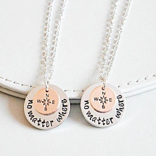Best Friend Necklace No Matter Where 