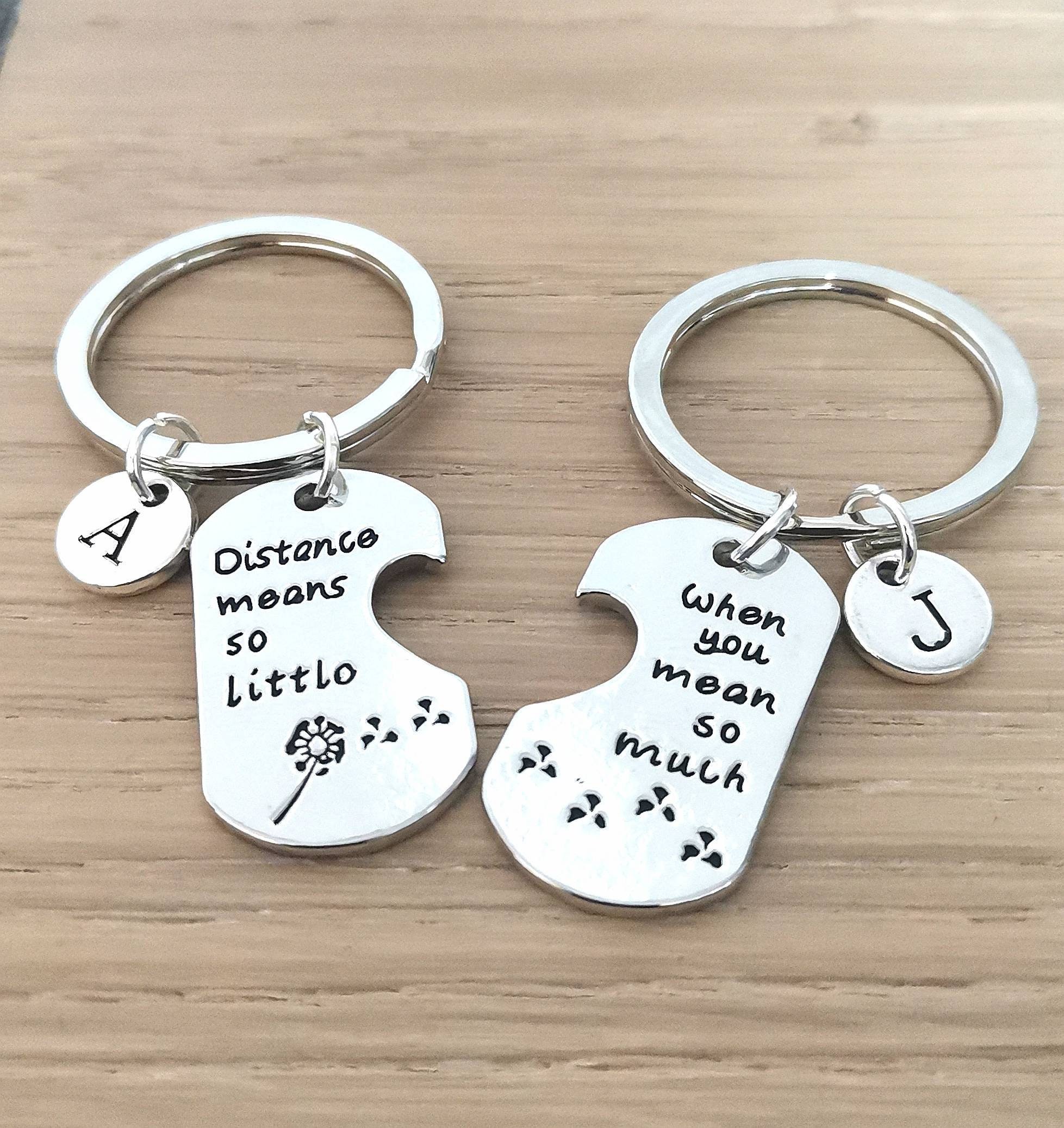 Long distance couple rings deals