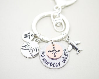 Regalo Novia, Llavero Distancia, Regalo Novia, Regalo San Valentín, Relación a distancia, ldr, bff, no importa dónde, Regalo novio
