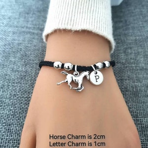 Horse bracelet, horse gift, horse gifts, gift horse, horse charm, horse lover, animal, horse gifts for her, horses, gift for horse lover image 3