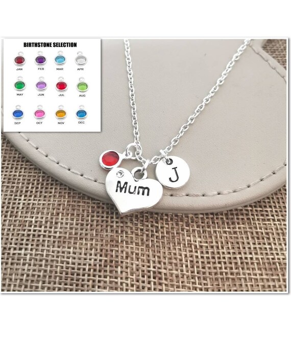 Necklace for mum, Gift for mum, Mothers BIRTHDAY gifts, Mothers day gift ideas, Mum gift birthday, Mum Personalized Gift, Mum initial GIFTS