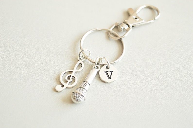 Singer Keychain Gift for Singer, Singer Gift, Singer Keyring, Singer Keychain, Mens ...