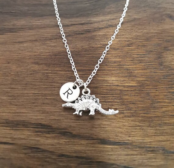 Dinosaur Necklace, Stegosaurus Necklace, Stegosaurus Gifts, Dinosaur Charm, Dino Necklace, Dinosaur Gift, Dinosaur Jewelry, Dino Gift, Kids
