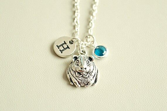 Guinea Pig Gift, Guinea Pig Necklace, Guinea Pig Jewelry, Hamster Charm, Hamster Necklace, Hamster Jewelry, Guinea Pig Jewelry, Bangle