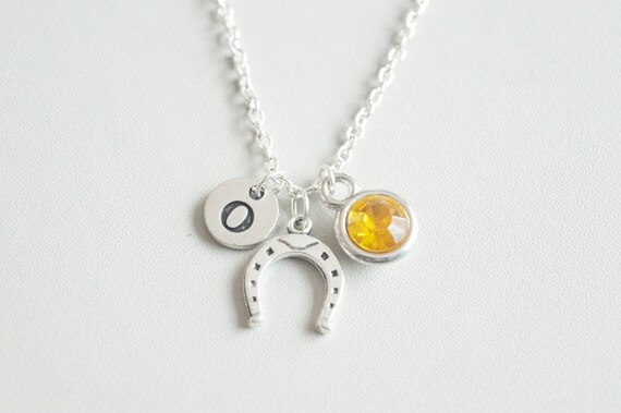 Horseshoe Necklace, Horseshoe Jewelry, Horse shoe Necklace, Wish Necklace, Lucky Horseshoe, Western , Lucky Necklace, Good Luck Necklace,