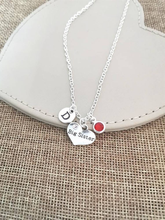 Big Sister Gift, Sister Gift, Big Sister Necklace, Big Sister pendant, Big Sister Charm, Big Sis, Lil Sis, Personalized Sister Gift,Birthday