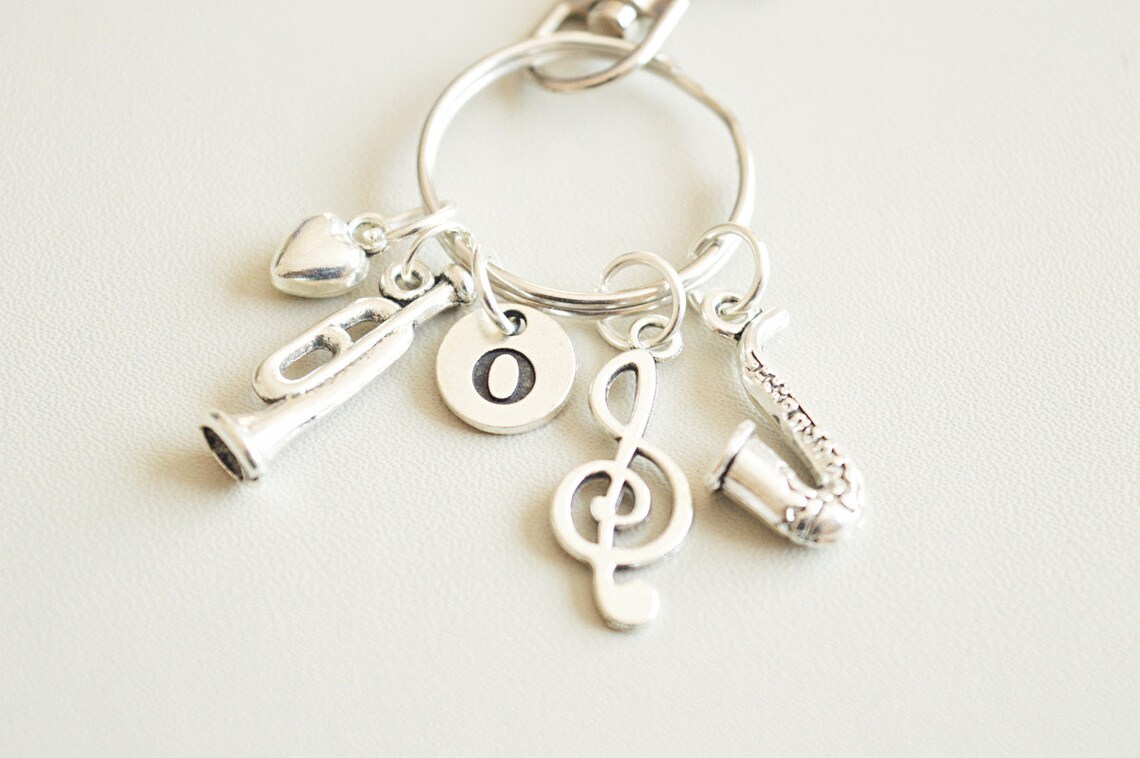 Saxophone Gifts Saxophone Keyring Musician Keychain Gift Etsy UK