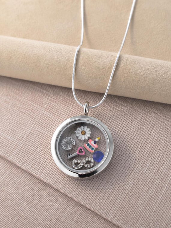 Friend locket necklace, Friendship memory locket, Floating locket Gift,  Birthday Necklace, Locket Birthday Gift, Birthday jewelry, BFF