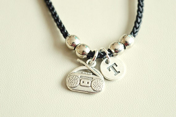 Radio Bracelet, Radio Cord Rope Bracelet, Radio Jewelry, Radio Bangle, Stereo bracelet, Stereo, Trendy Gifts, Adjustable, Mens, Music, DJ