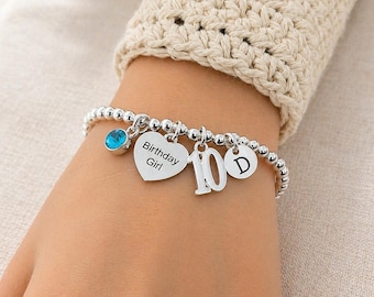 10th birthday gift, 10th birthday gift for girls, 10th birthday present, 10th birthday bracelet,10th birthday gift, 10th birthday jewelry
