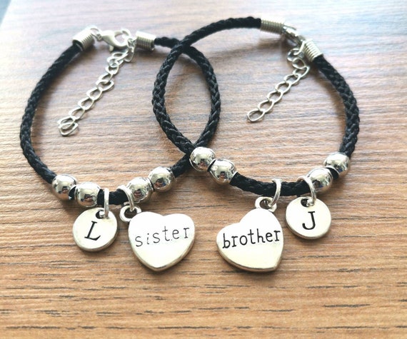 Brother Sister Bracelet, Brother Sister, Bro sis matching, Brother bracelet, Sister Bracelets, Sister Gifts, Gift for Sister, Birthday Gift