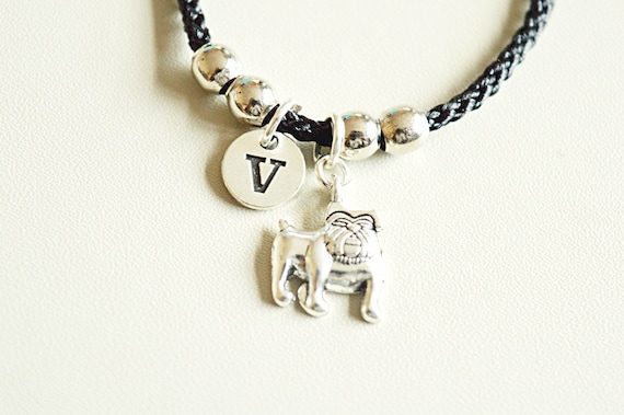Pug Bracelet, Pug Gifts, Pug Jewellery, Dog, Dog Themed, Bulldog Bracelet, Bulldog Gifts, Bulldog charm, Pug Lover, Pug owner, Dog owner