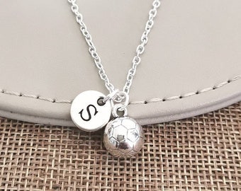 Fußball Halskette, Fußball Halskette, Mädchen Fußball, Fußball Fan Geschenk, Damen Geschenke, Fußball Schmuck, Fußball Schmuck, Fußballmannschaft