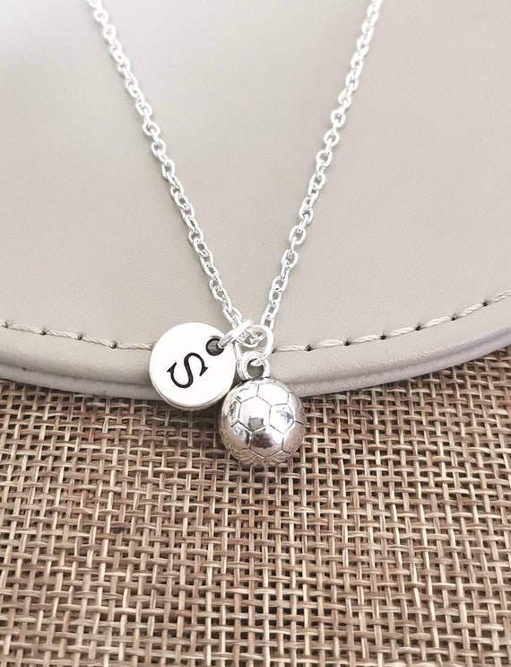 Football Necklace, Soccer Necklace, Soccer mom Gift, Football Fan gift, Sports necklace, Soccer Jewellery, Football Jewellery, Football Team