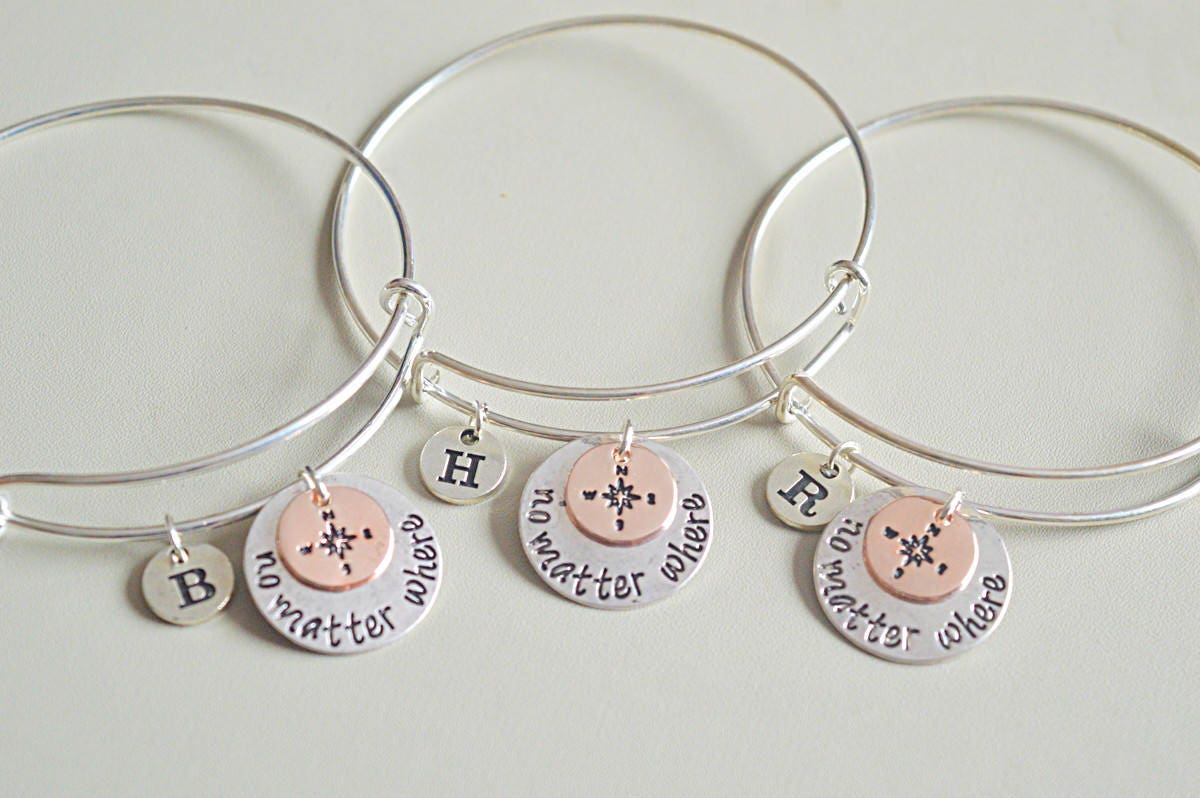 Best Friend Bangle Friendship Charm Bracelets For Women Girls Best Friend Bracelets Birthday Gifts For Friends 