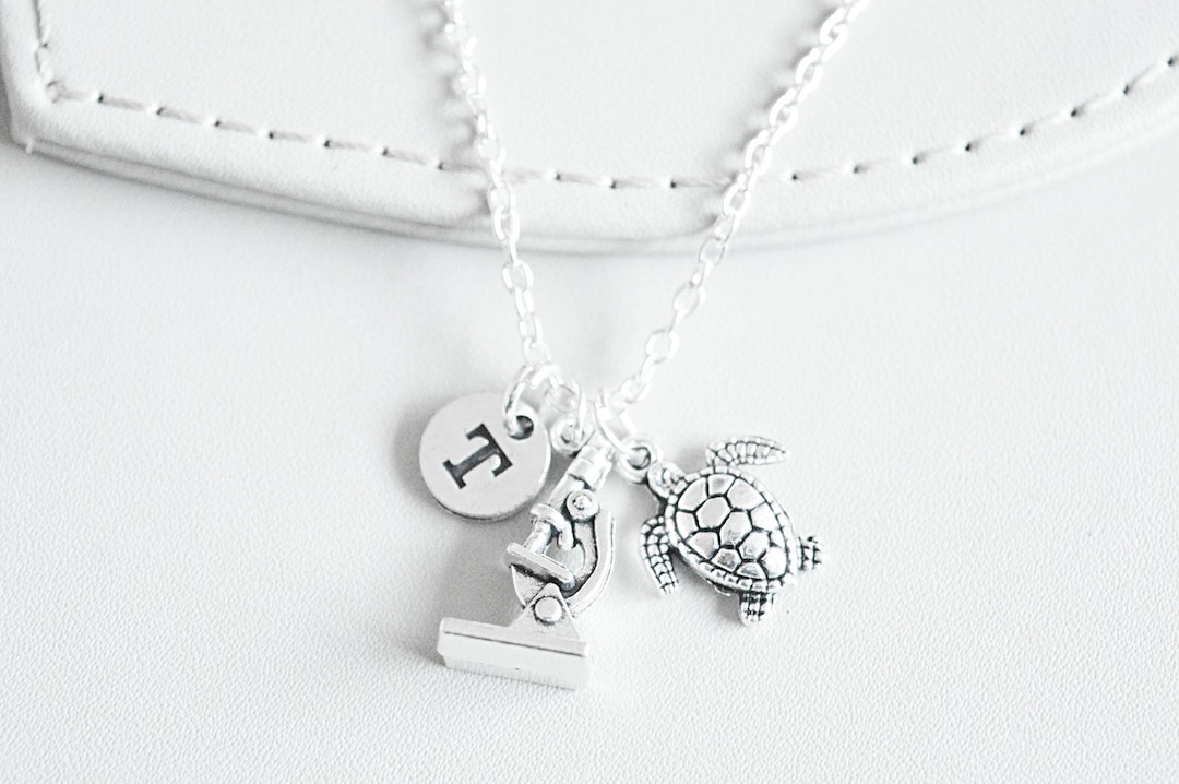 Marine Biology Gift Marine Biology Necklace Marine Biology Etsy