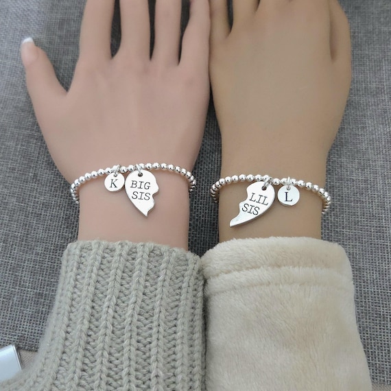 Sister Bracelet, Sister Bracelet for 2, Big sister, little sister, Sister Birthday, Sister Christmas, Bracelet for sisters, Sisters, Sister