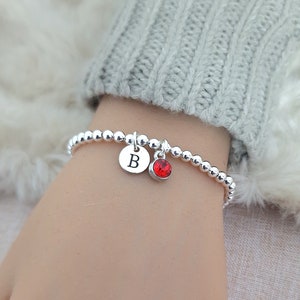 July birthstone bracelet, July  birthstone, Ruby Birthstone, July birthday gift, July bracelet women, gifts for women,gift for her