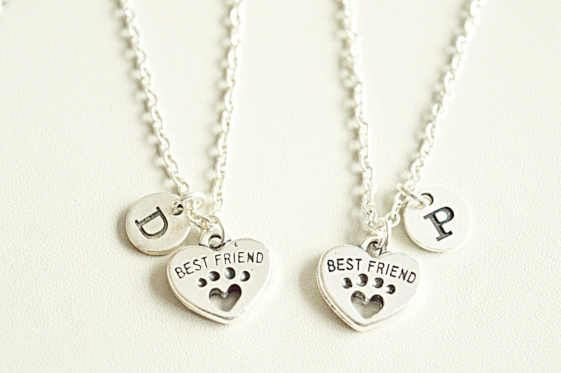2 Best Friend Necklace Set Best Friends Forever Necklace 2 Etsy UK