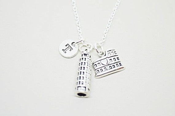 Italy Necklace, Italy Jewellery, Italy Gifts, Italian Necklace, Italian Charm Gift, Italy Trip, Italy Holiday, Italy Tourist, Rome Gifts