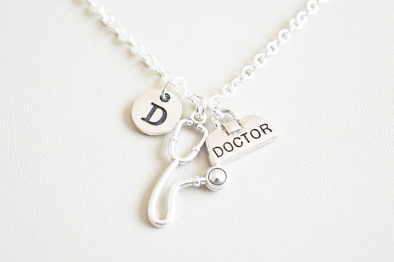 Stethoscope Necklace, Doctor Necklace, Doctor, Doctor Gift, Stethescope Necklace, Doctor Jewelry, Medical NEcklace, Student, Medical Gift,