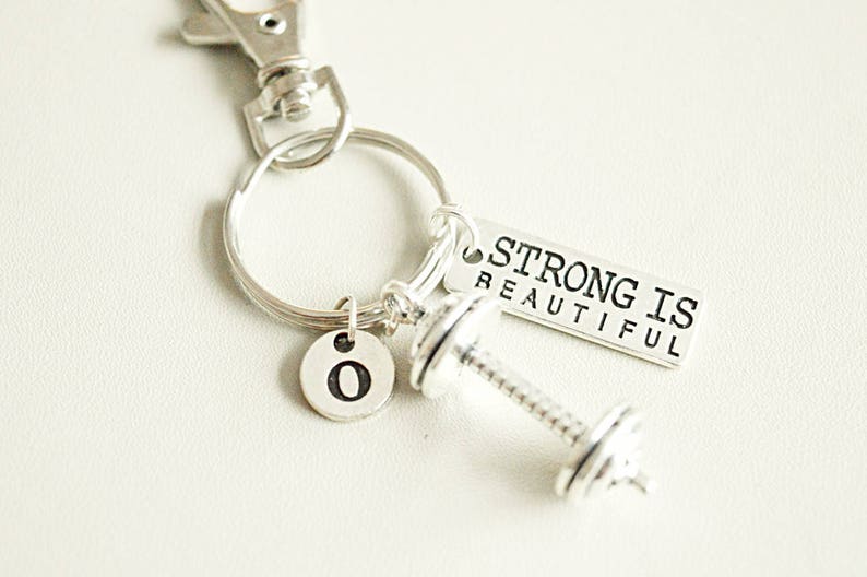 Gym Gift Gym Key Chain Girlfriend Gift Gift for Her Strong Etsy