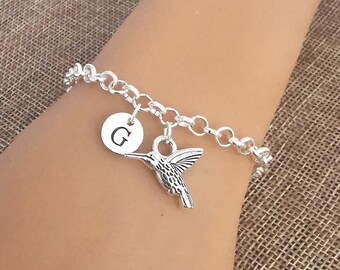 Bird gifts for women, bird bracelet for women, Gifts for women, Birthday gift for girls, Birds gifts, humming bird bracelet, dainty bracelet