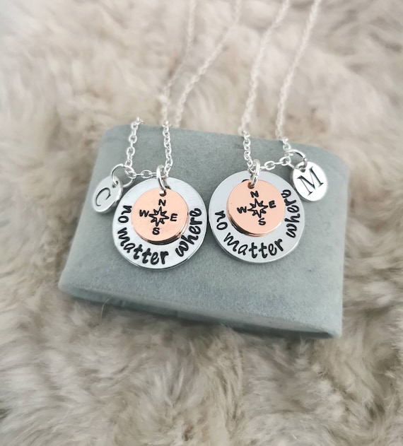 2 Best Friend Necklace, Two Best Friend Necklace, 2 BFF, Set of 2 Necklaces, 2 Friendship Necklaces, 2 Best Friend Gifts, Necklaces for 2
