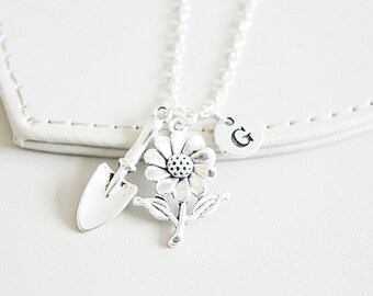 Gardening Necklace, Gardening Jewelry, Gardening Gift, Watering Can, Gift Women, Garden Necklace, Gardener Necklace, Gift for Gardener