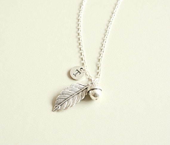 Woodland Necklace, Woodland Jewelry, Acorn Necklace, Acorn Gifts, Pinecone Necklace, Pinecone Gift, Acorn Gift, Acorn Jewelry, Forrest