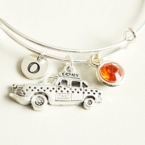 Taxi New York , Taxi New York Gift, Taxi Bracelet, New York Gift, New York jewelry, Car bracelet, Sister bracelet, Custom charm bracelet,