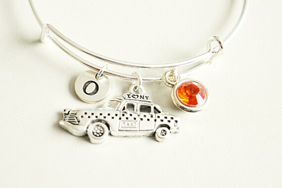 Taxi New York , Taxi New York Gift, Taxi Bracelet, New York Gift, New York jewelry, Car bracelet, Sister bracelet, Custom charm bracelet,