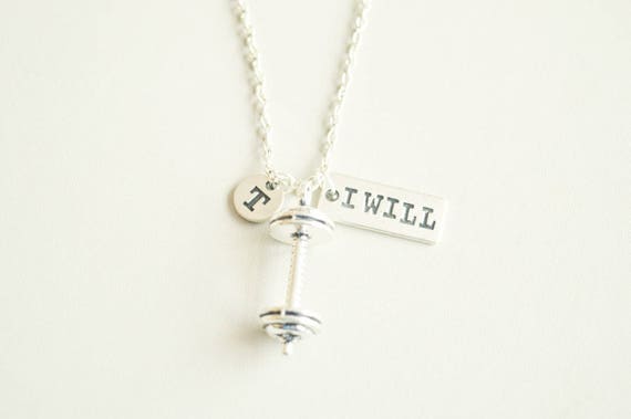 Mens necklace, Necklace for men, Gift for him, Jewelry for men, Boyfriend gift, Gift for husband, Gift for boyfriend, Weightlifting, Workout
