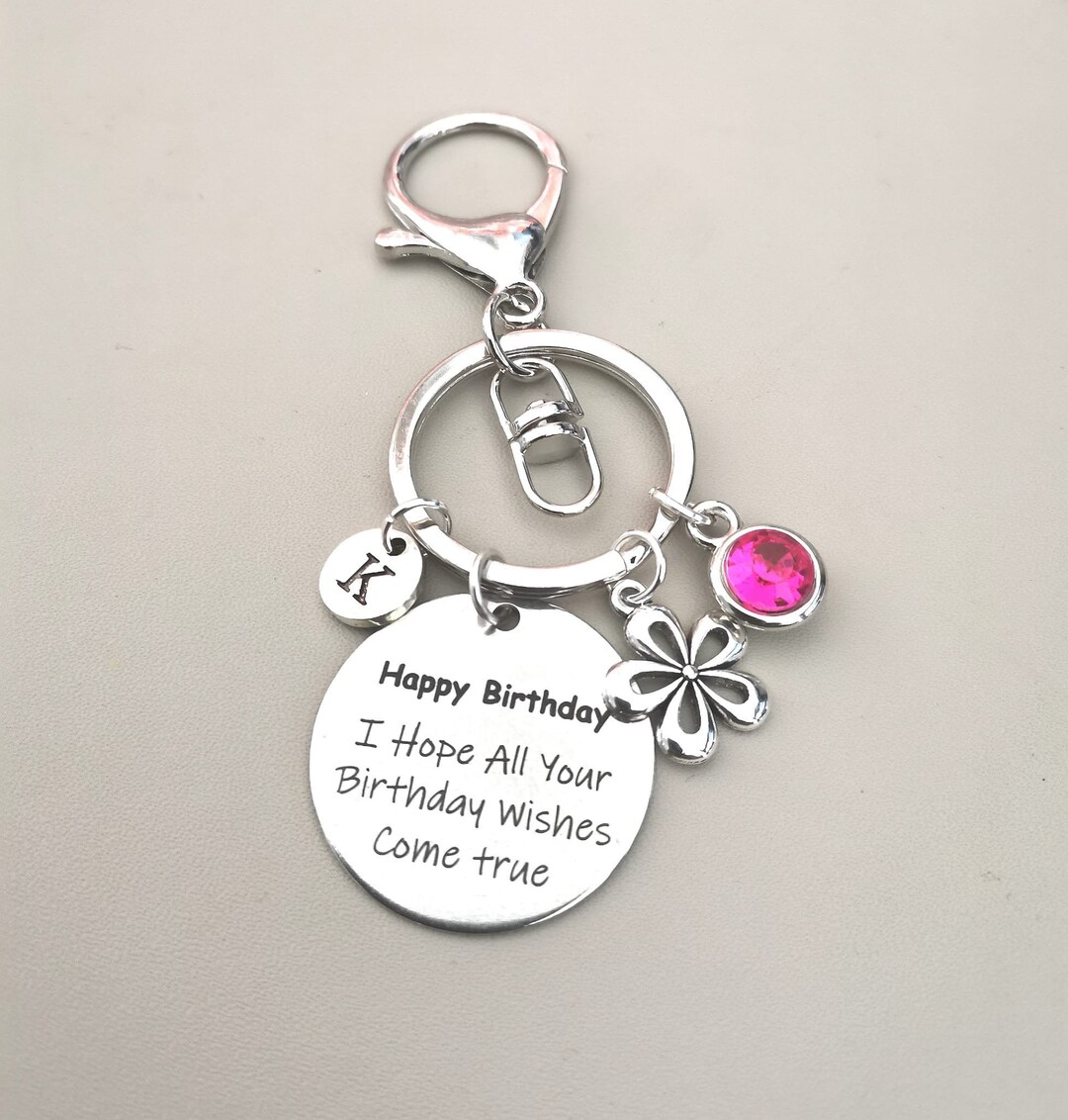 Happy Birthday, Birthday Gifts, Birthday Keychain, Birthday Keyring ...