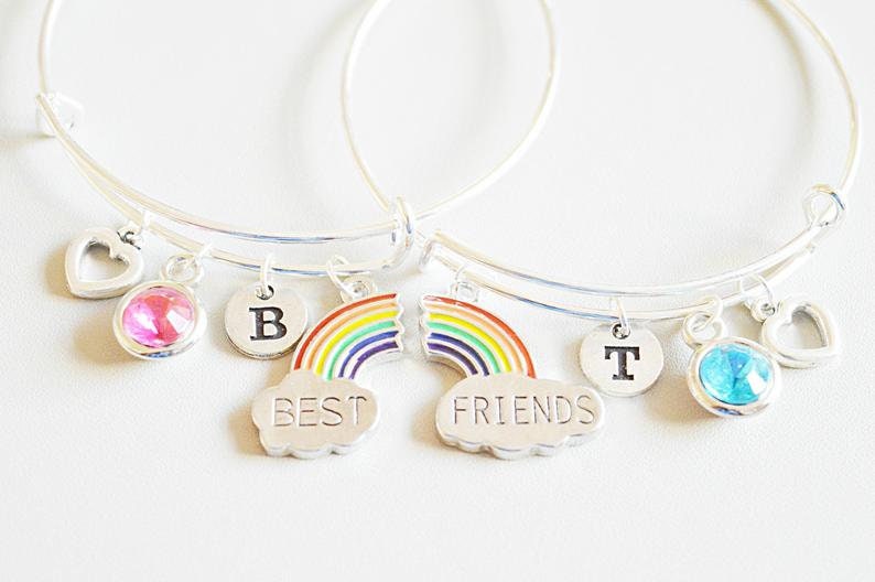 Best friend bracelet for 2, Best friend bracelet, Friendship bracelets, Best friend gifts, Personalised friendship bracelets, Friends set image 1