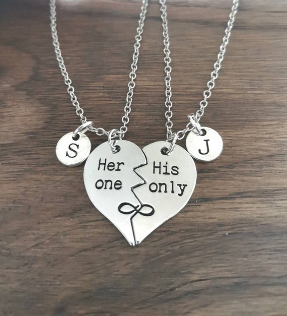 Custom couple necklace, Couple necklace set, Custom couple gift, Custom necklace couple, personalized couples gifts,customized couples gifts
