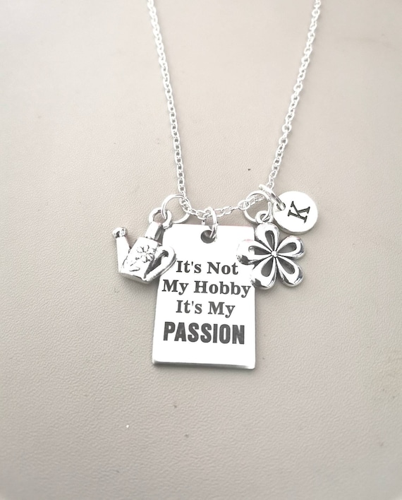 Gardening Necklace, Gardening Jewelry, Gardening Gift, Watering Can, Gift Women, Garden Necklace, Gardener Necklace, Gift for Gardener