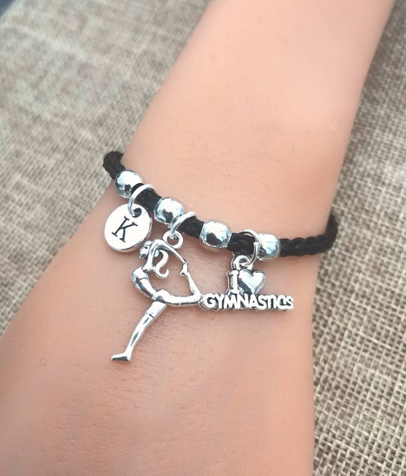 Gymnastics gifts for girls, Gymnastics bracelet, Gymnastics gifts, Gymnastics gift for girl, Gymnast Bracelet,Gift for Gymnast,Gymnast Gifts