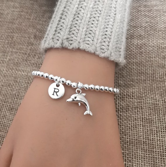 Dolphin Bracelet, Dolphin Bracelet Women, Small Dolphin, Baby Dolphin, Dolphin Jewelry, Dolphin Gifts for Her, Dolphin Friendship, Fish,BFF