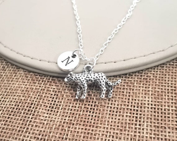 Jaguar Necklace, Jaguar Gift, Jaguar Jewelry, Jaguar Lover, Safari Gift, Safari Jewelry, Safari Necklace, Silver Necklace, Animal Lover