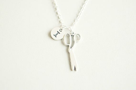 Scissor necklace, Scissor gifts, Scissor Jewelry, Barber gift, Gift for Barber, Hair, Saloon, Salon, Stylist, Hair dresser, Cut, Scissors