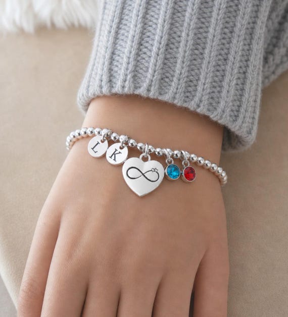 Daughter Bracelet Gift from Mum, Personalized Daughter Gift, Birthstone Bracelet for Daughter, Daughter Birthday Gift, Daughter Bracelet