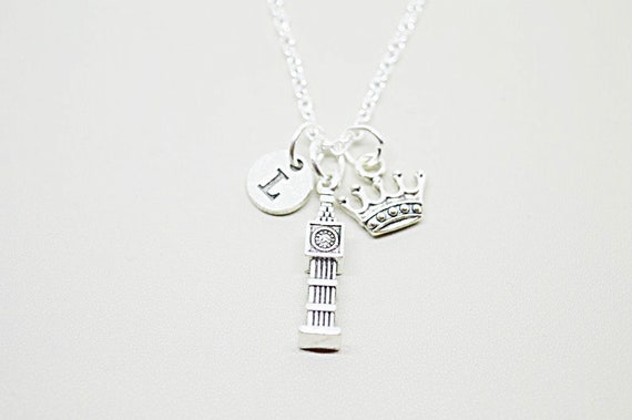 London Necklace, London Jewellery, London Gifts, Big Ben Necklace, Big Ben Gift, England Trip, Travel, England, Great Britain, GB, UK